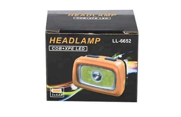 Helius HL-033 1000 Lumen 7 Lighting Modes And Tail Light R5 COB Rechargeable Headlamp