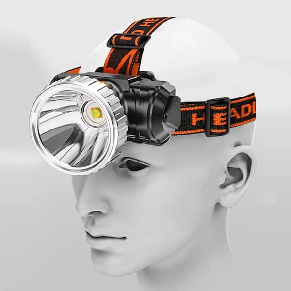 Helius HL-028 Elastic Webbing Rechargeable White light LED Headlamp