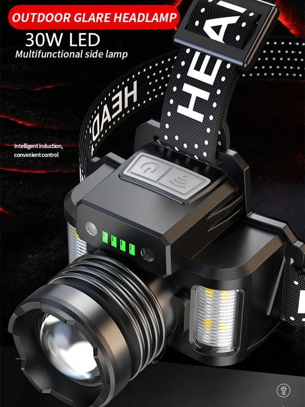 HELIUS HL032 30W Long Range Side Lamp Power Display HeadLamp